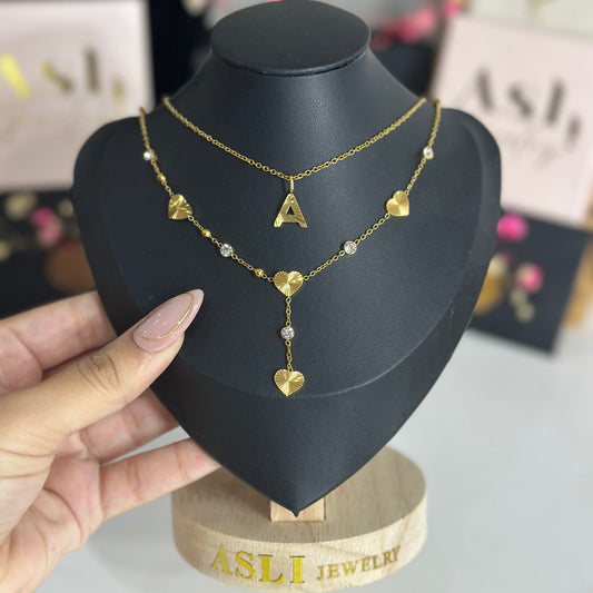 COLLIER 2en1 HEART