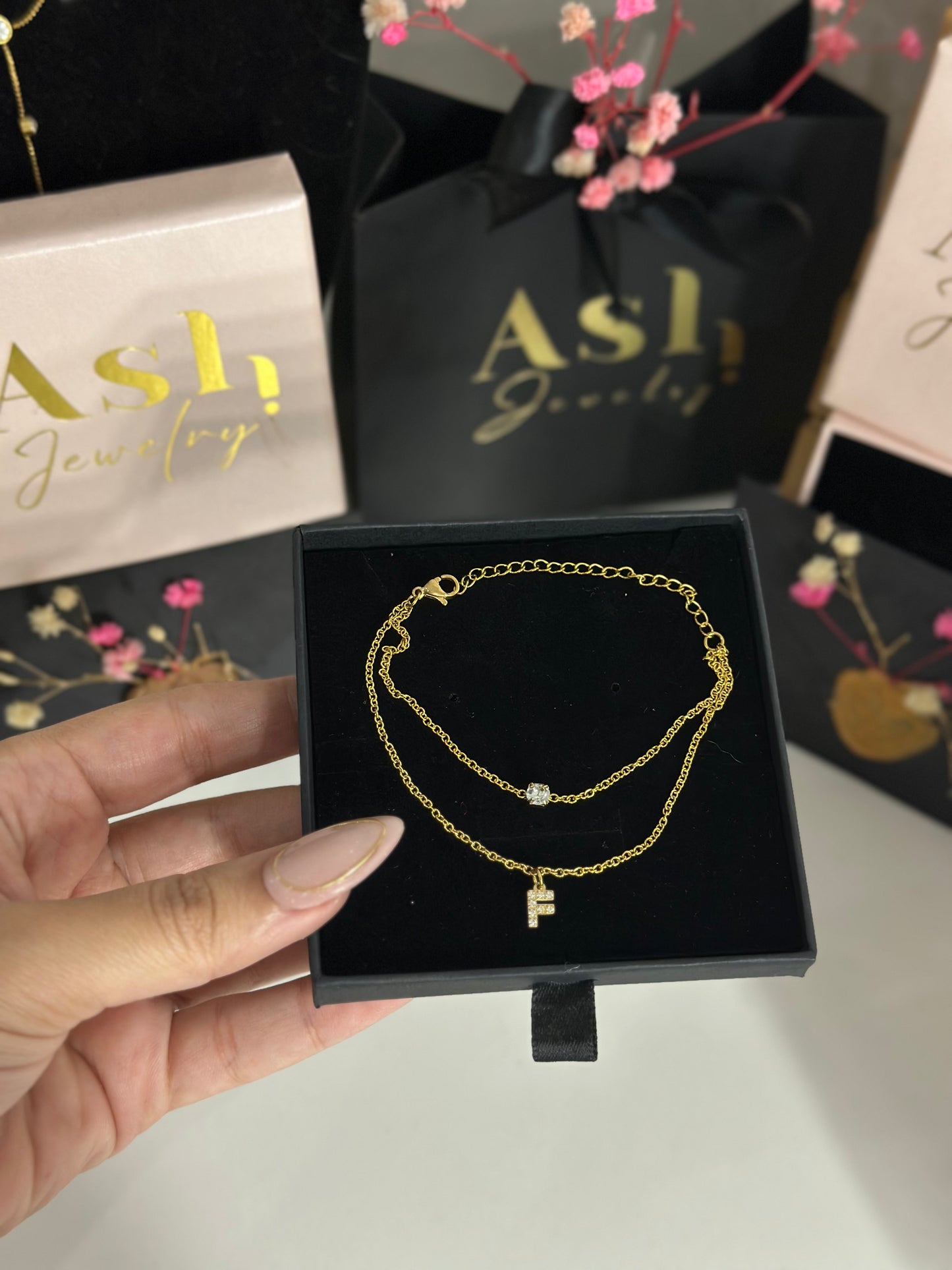 Gourmette initiale DINASTY