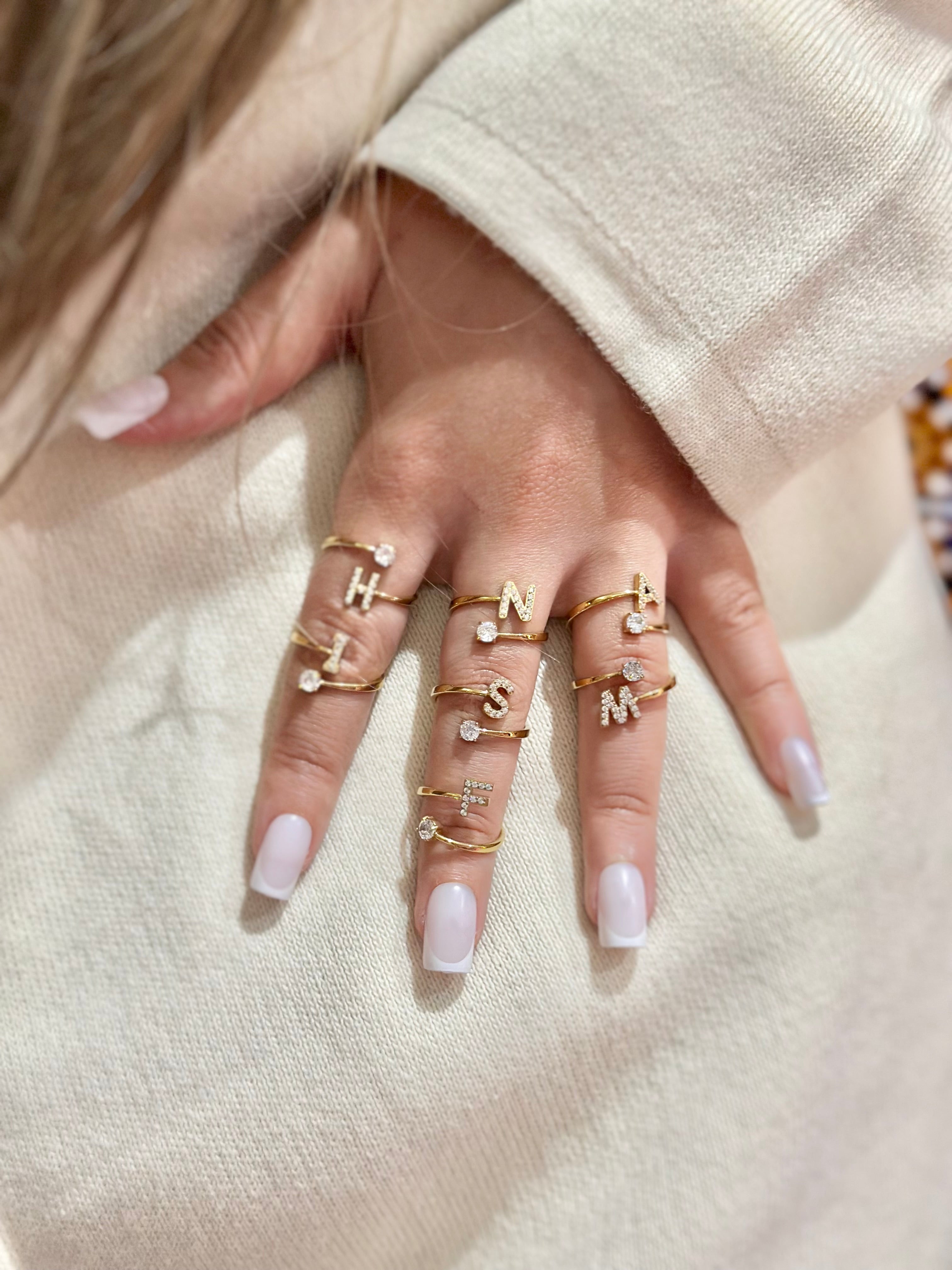 Bague initiale LOCKA