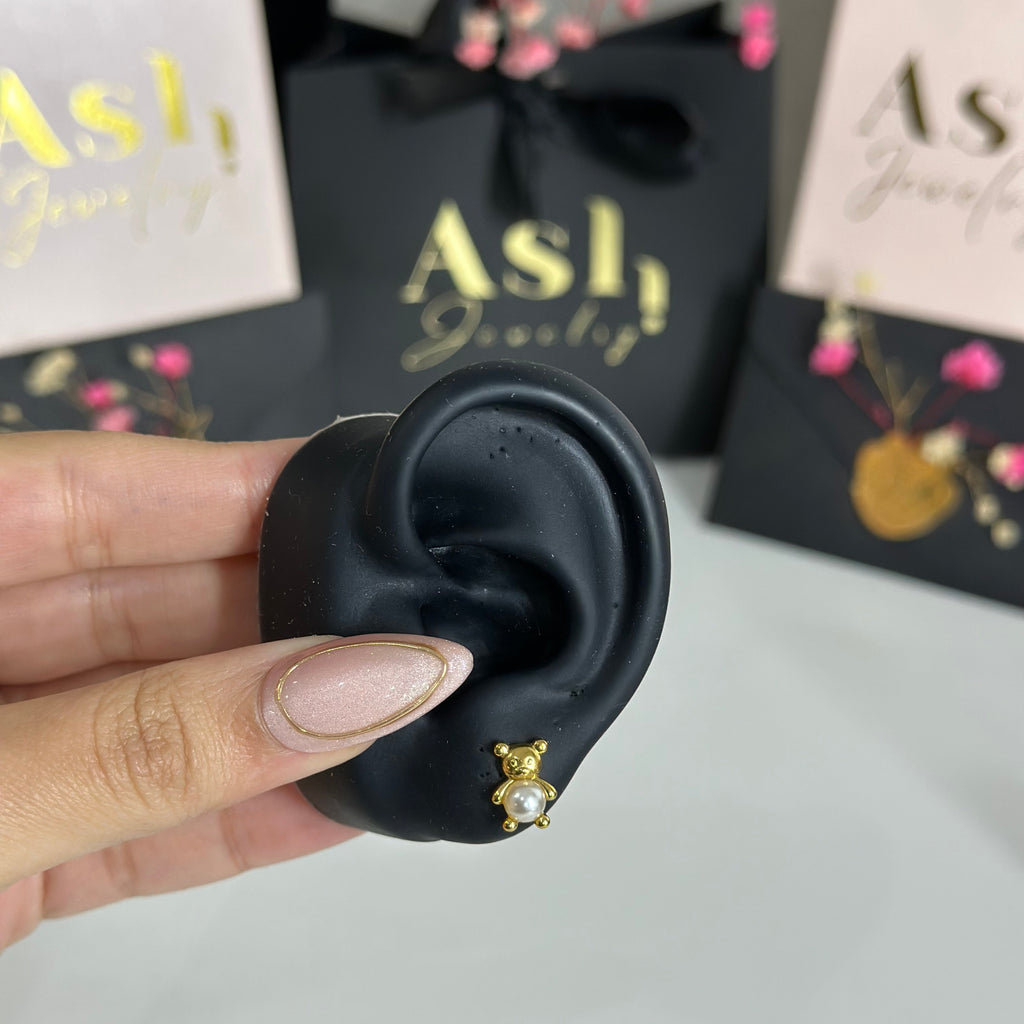 Bear Reed Piercing Piercing Bear β ASLI JEWELRY