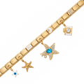 Italian bracelet blue star