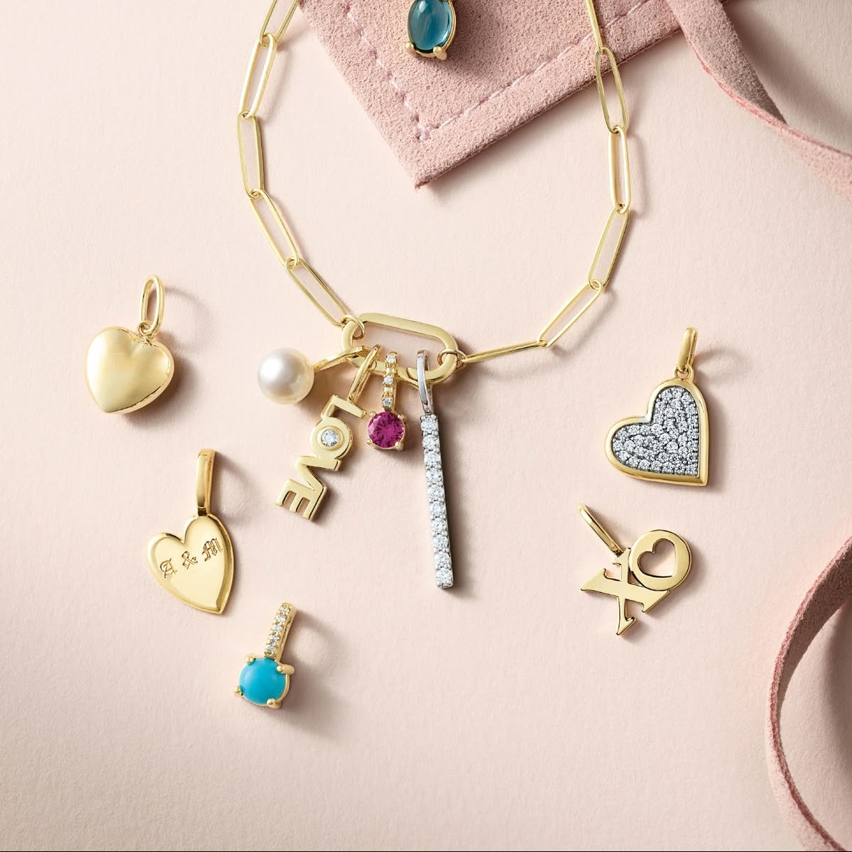 CHARM BAR collier - personnalisé