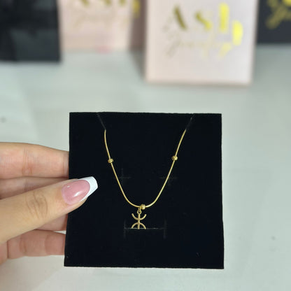 COLLIER symbole amazigh ⵣ