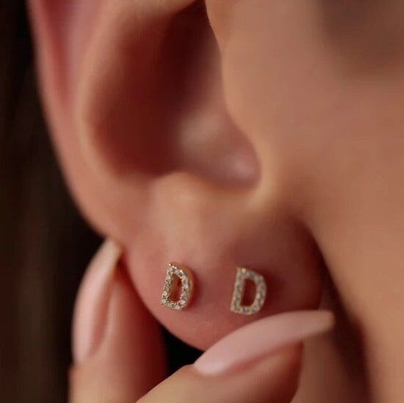 Boucles d'oreilles initiale-DENIZ