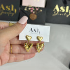 Boucles d'oreilles PerlaCoeur