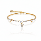 Gourmette initiale HEART