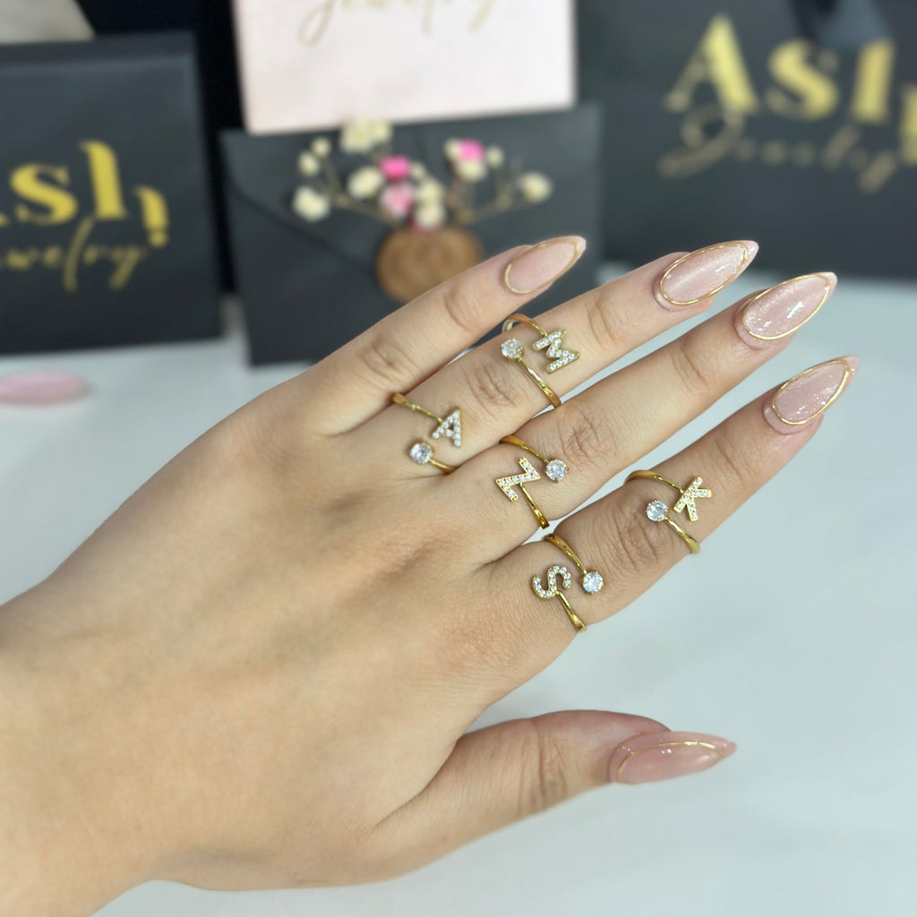 Bague initiale LOCKA