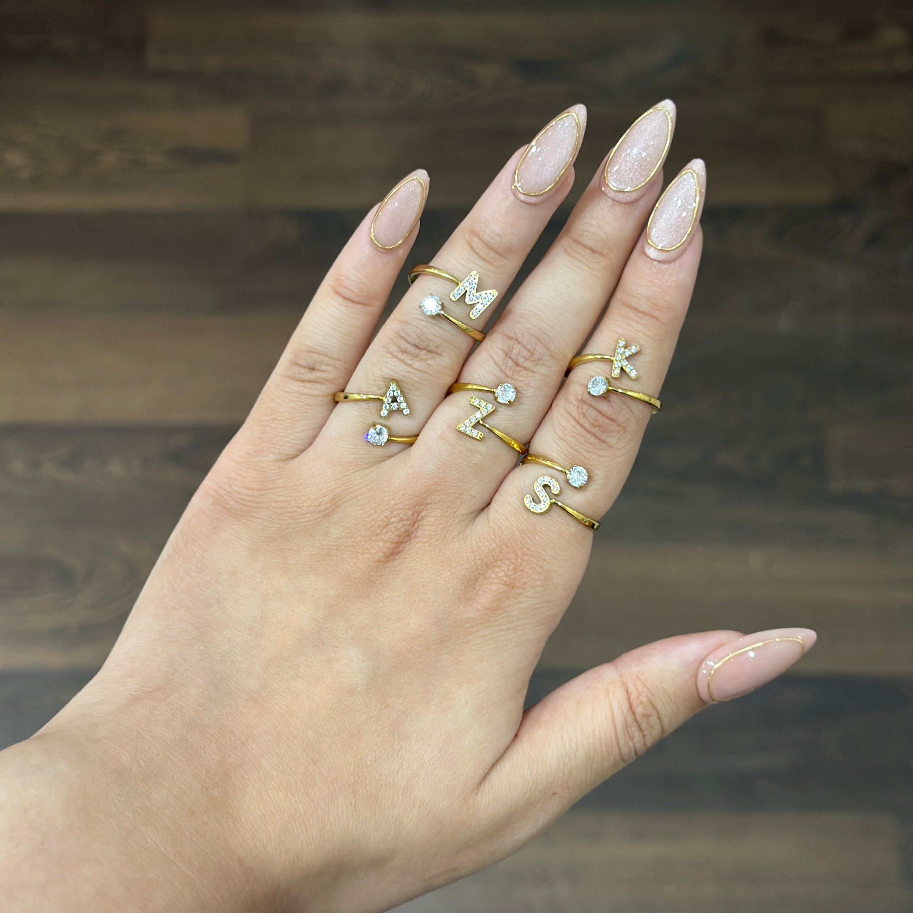 Bague initiale LOCKA