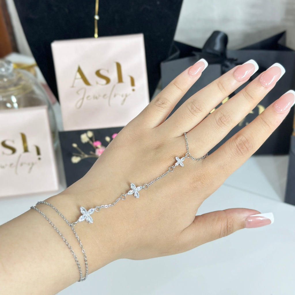 Chaine de main LUZIA-argenté