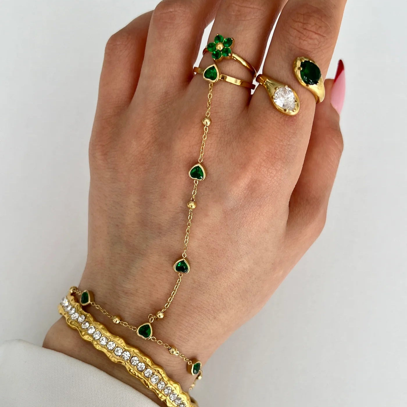 Chaine de main GREEN-COEUR