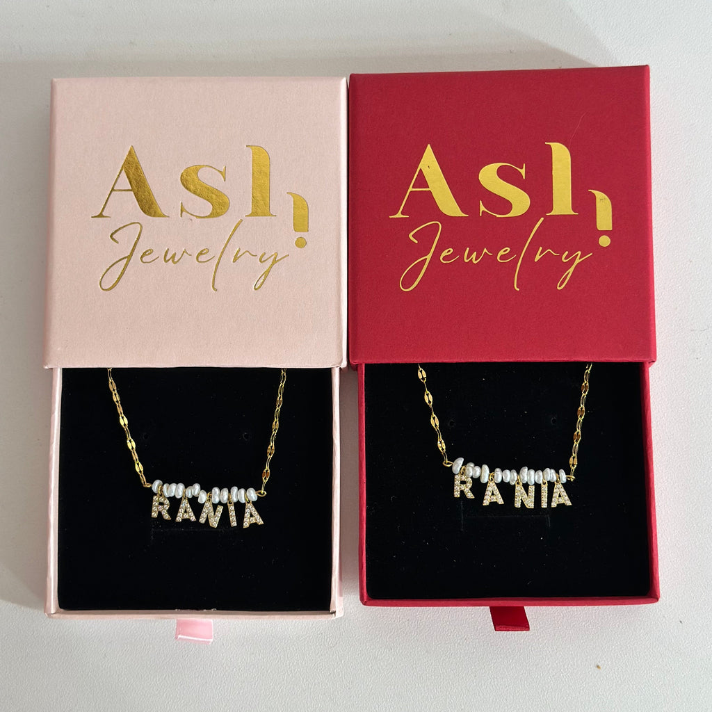 COLLIER prénom Zircon joher