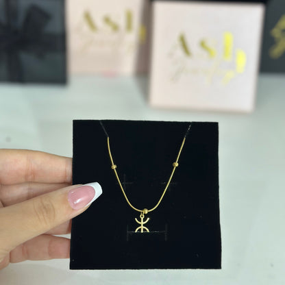 COLLIER symbole amazigh ⵣ