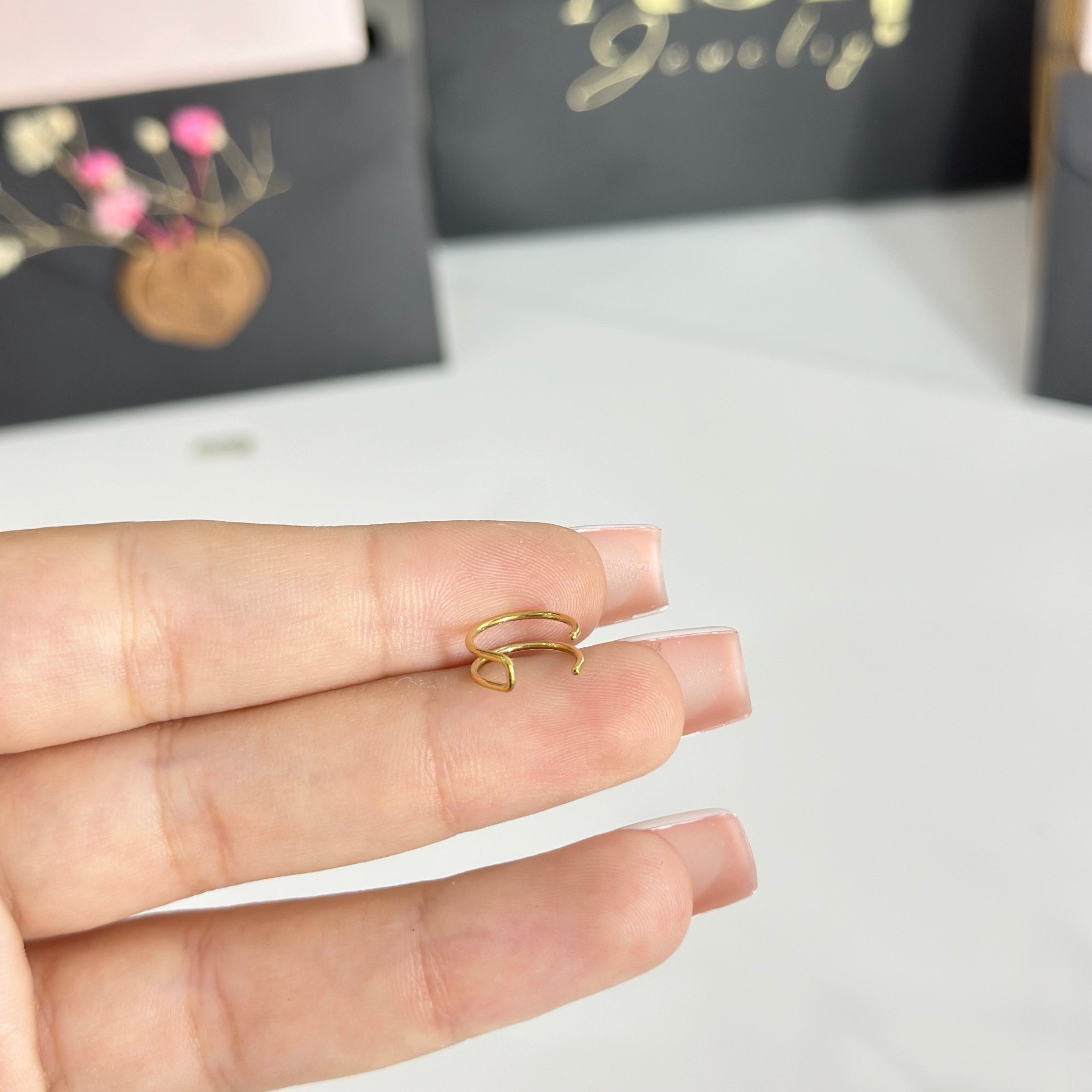 Ear cuff DEMMA-1 piece (sans piercing)