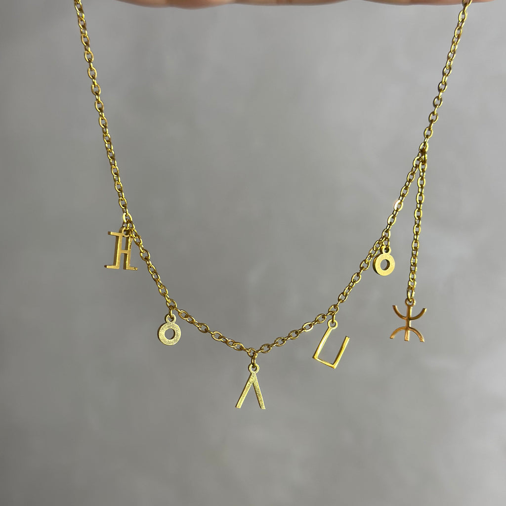 كولير برنس DELILA أمازيغي + ⵣ (TIFINAGH)