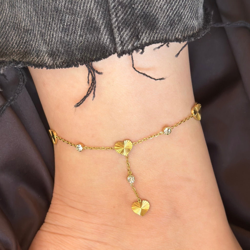 Chaîne de cheville COEUR