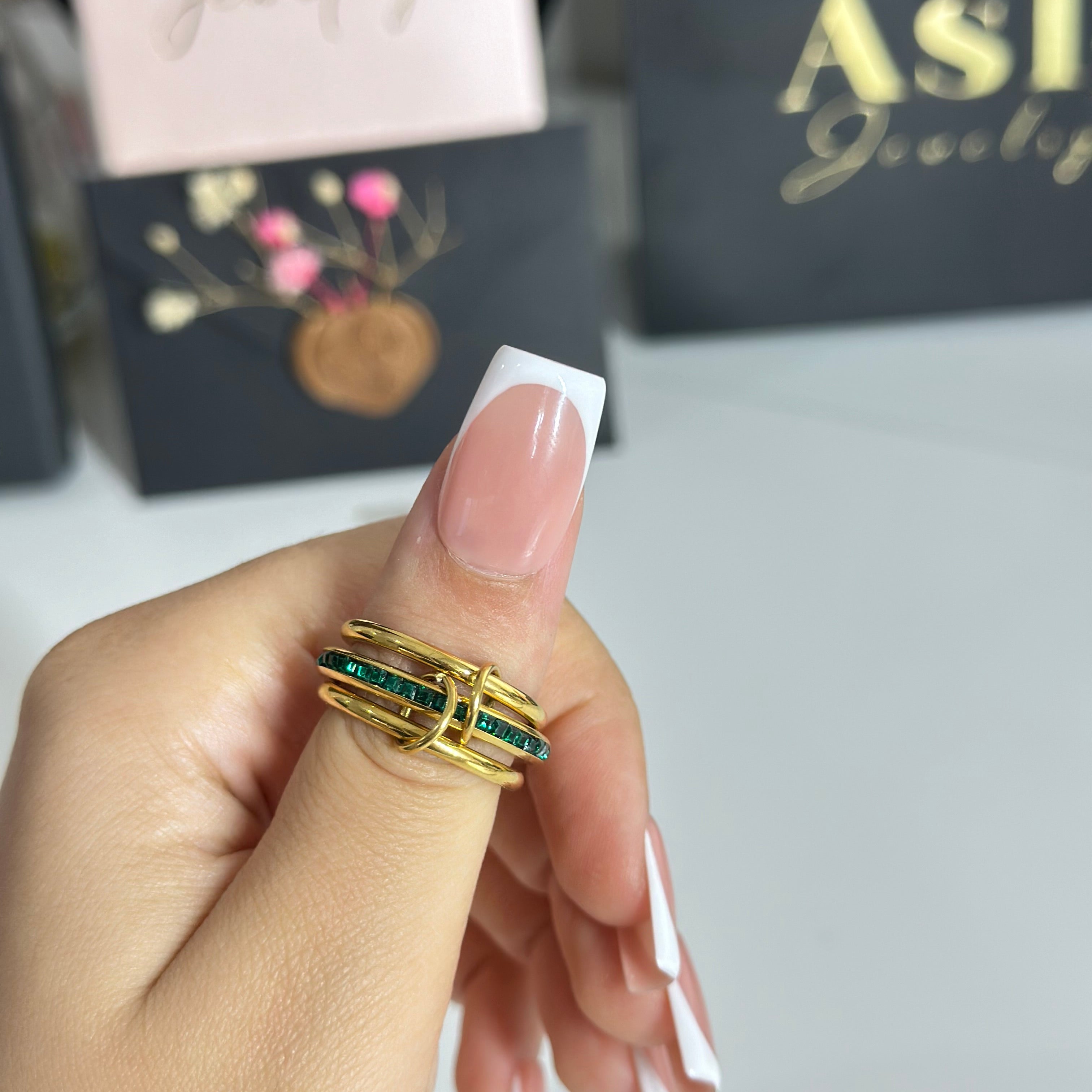 Bague spinelli Green