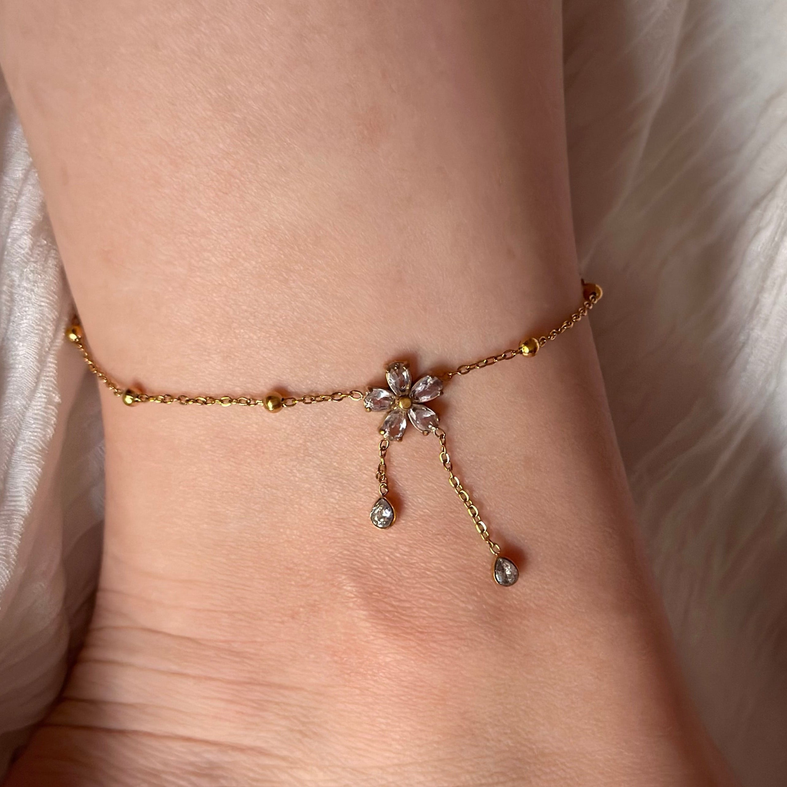 Chaîne de cheville ROSE