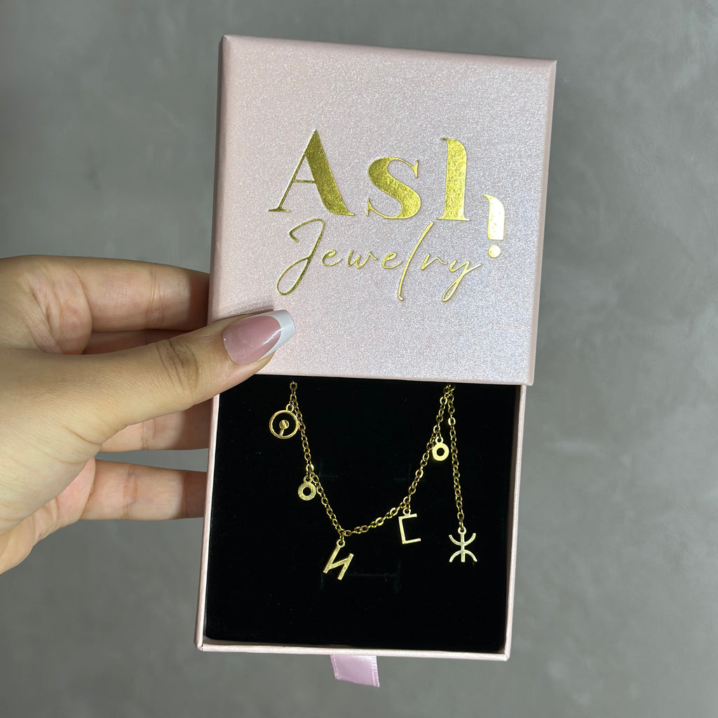 كولير برنس DELILA أمازيغي + ⵣ (TIFINAGH)