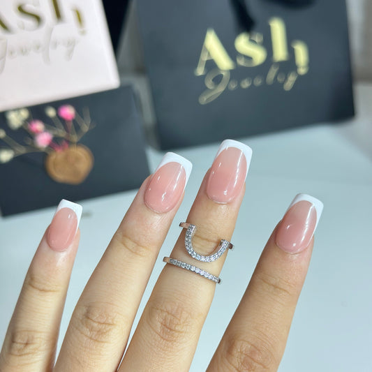 Bague U-silver