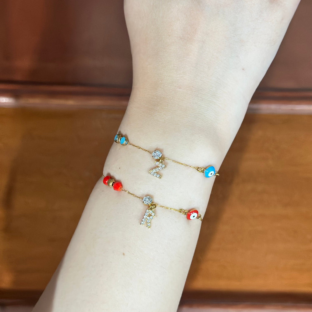 Gourmette initiale OLGA