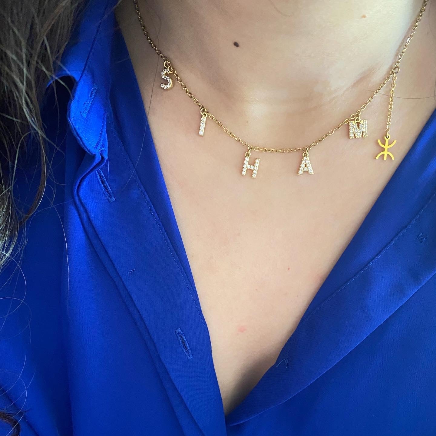 كولير برنس DELILA أمازيغي + ⵣ ( ZIRCON )