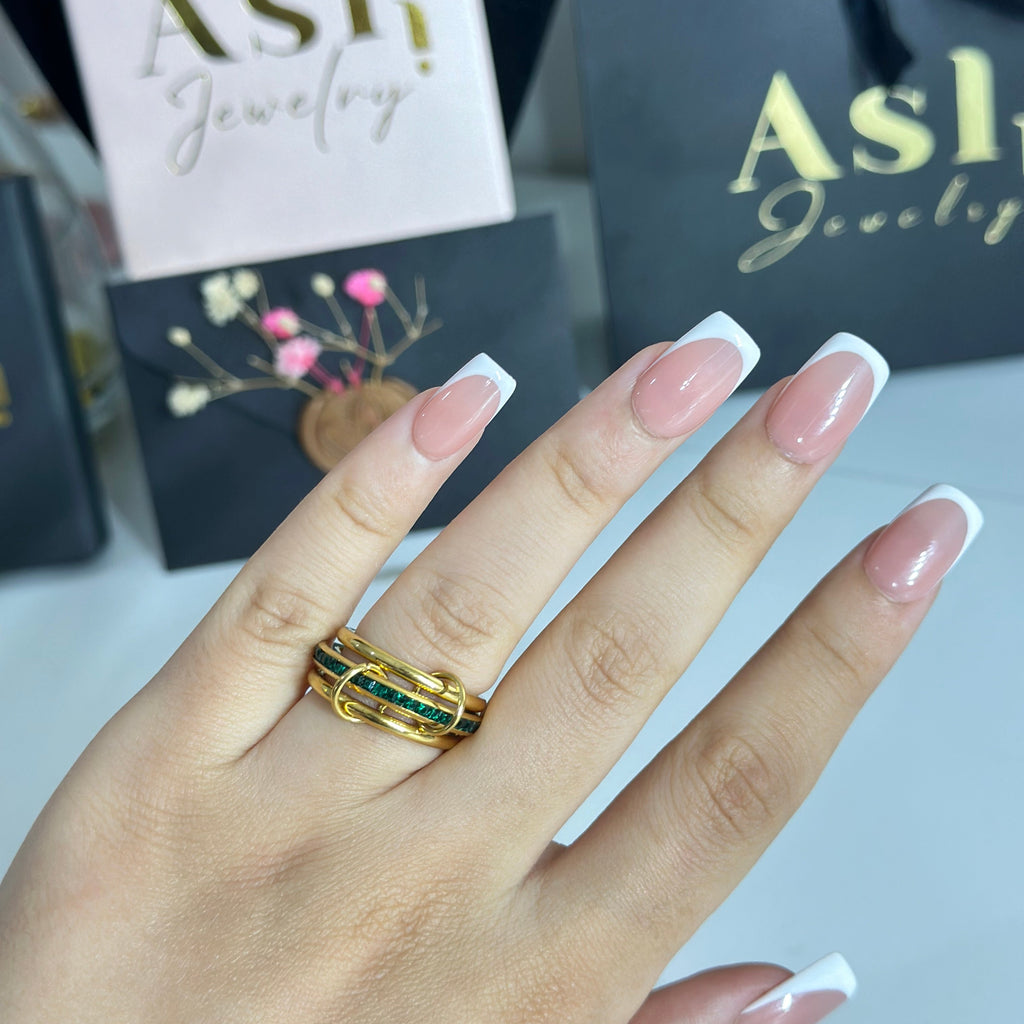 Bague spinelli Green