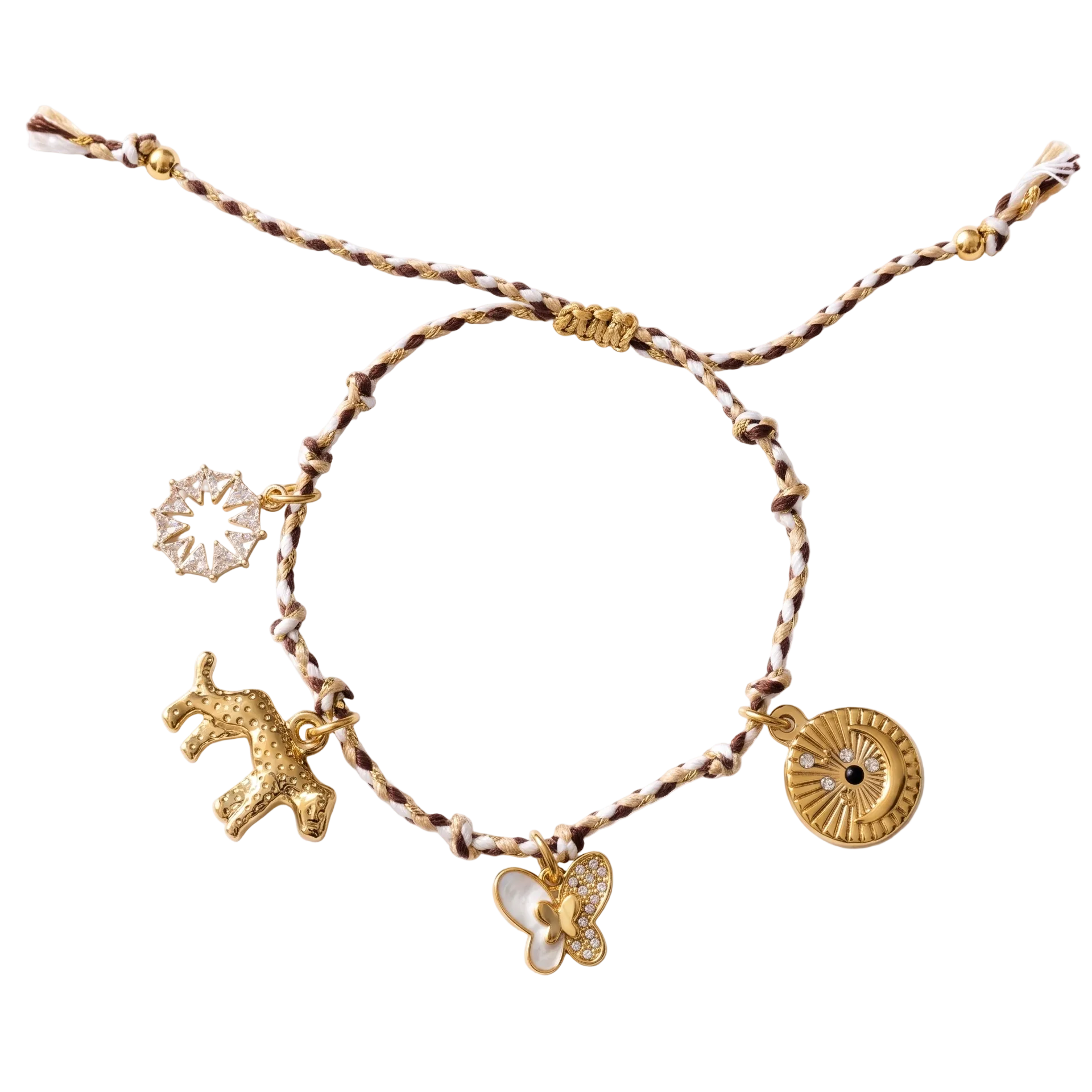 Gourmette Golden Charms