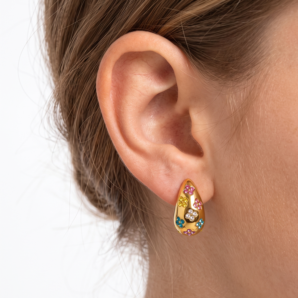 Boucles d'oreilles Rosey