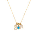 Collier initiale infinity ∞