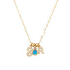 Collier initiale infinity ∞