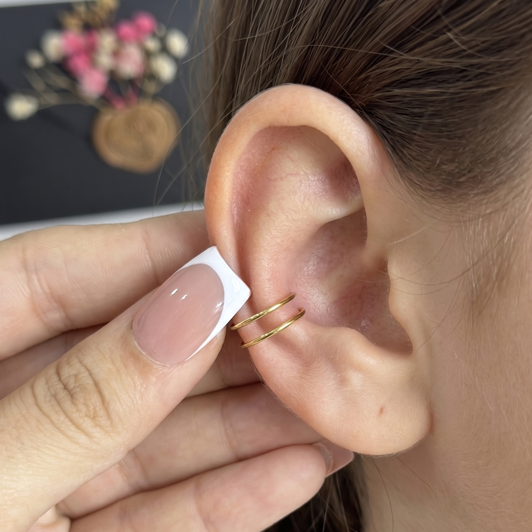 Ear cuff DEMMA-1 piece (sans piercing)
