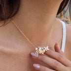 Collier initiale Butterfly