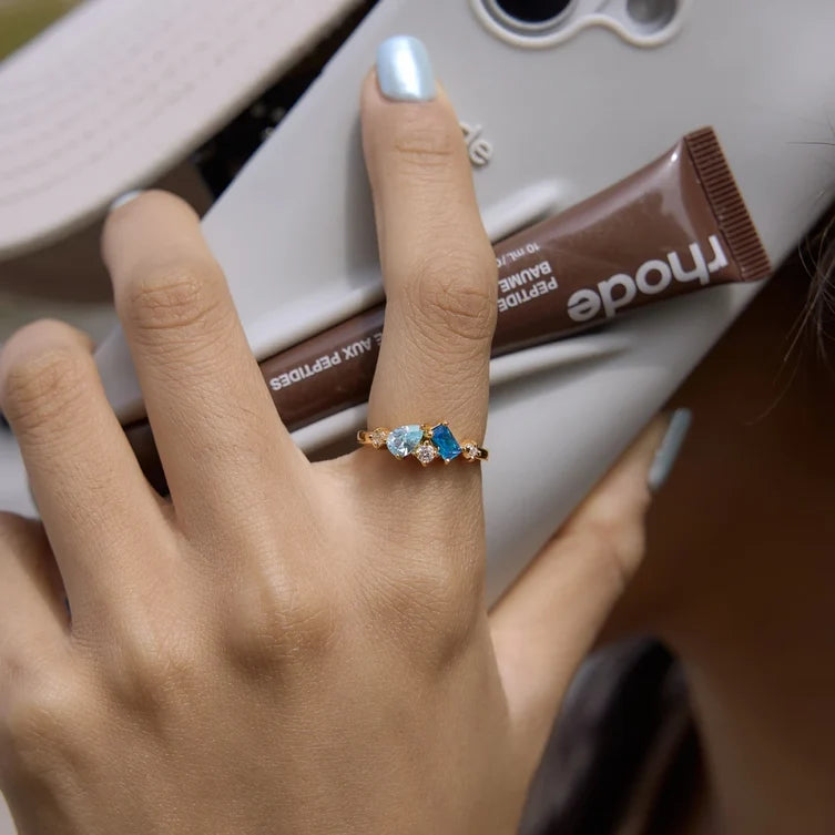 Bague Aqua Blue