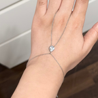 Chaine de main MILKY-argenté