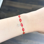 Gourmette initiale BISOUS