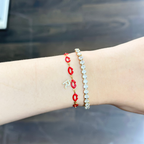 Gourmette initiale BISOUS