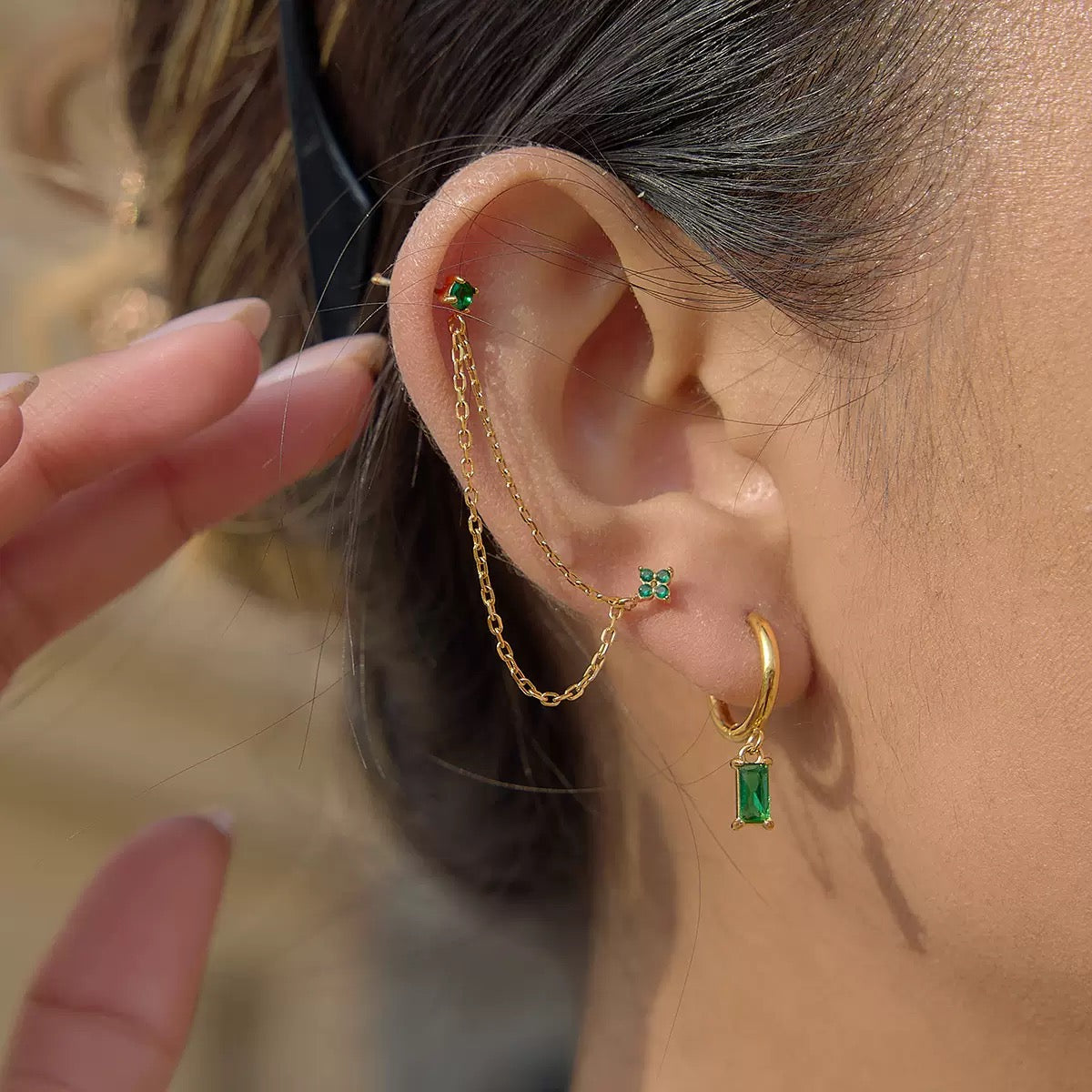 Boucles d'oreilles Hestia-ensemble 6pieces