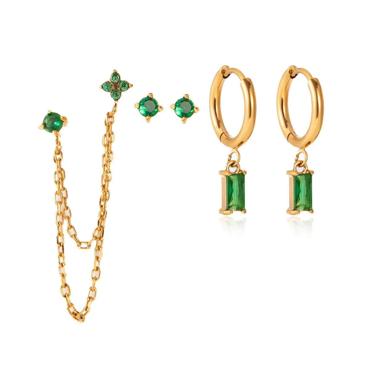 Boucles d'oreilles Hestia-ensemble 6pieces