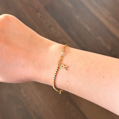 Gourmette initiale Mix