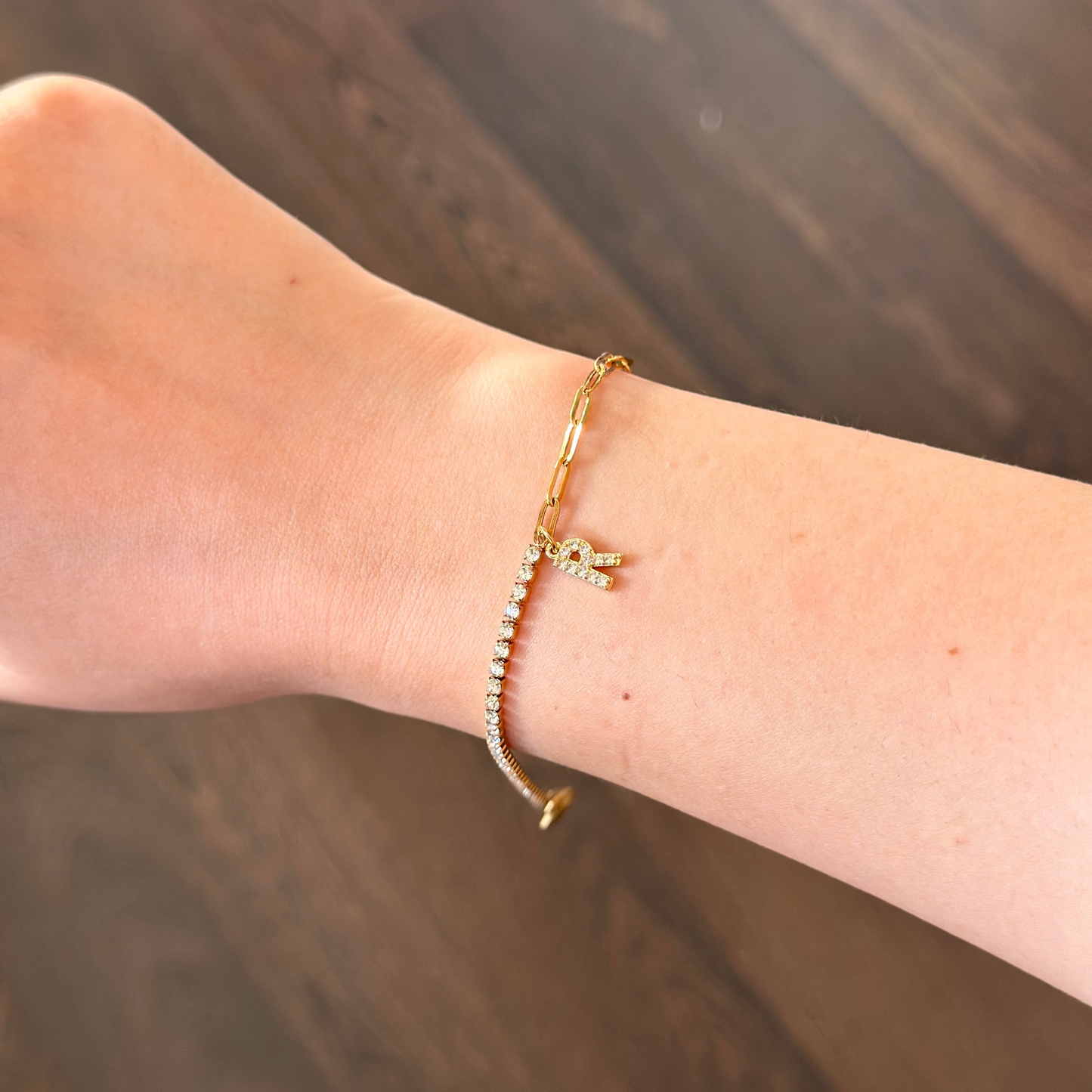 Gourmette initiale Mix