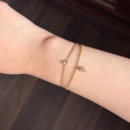 Gourmette initiale DINASTY