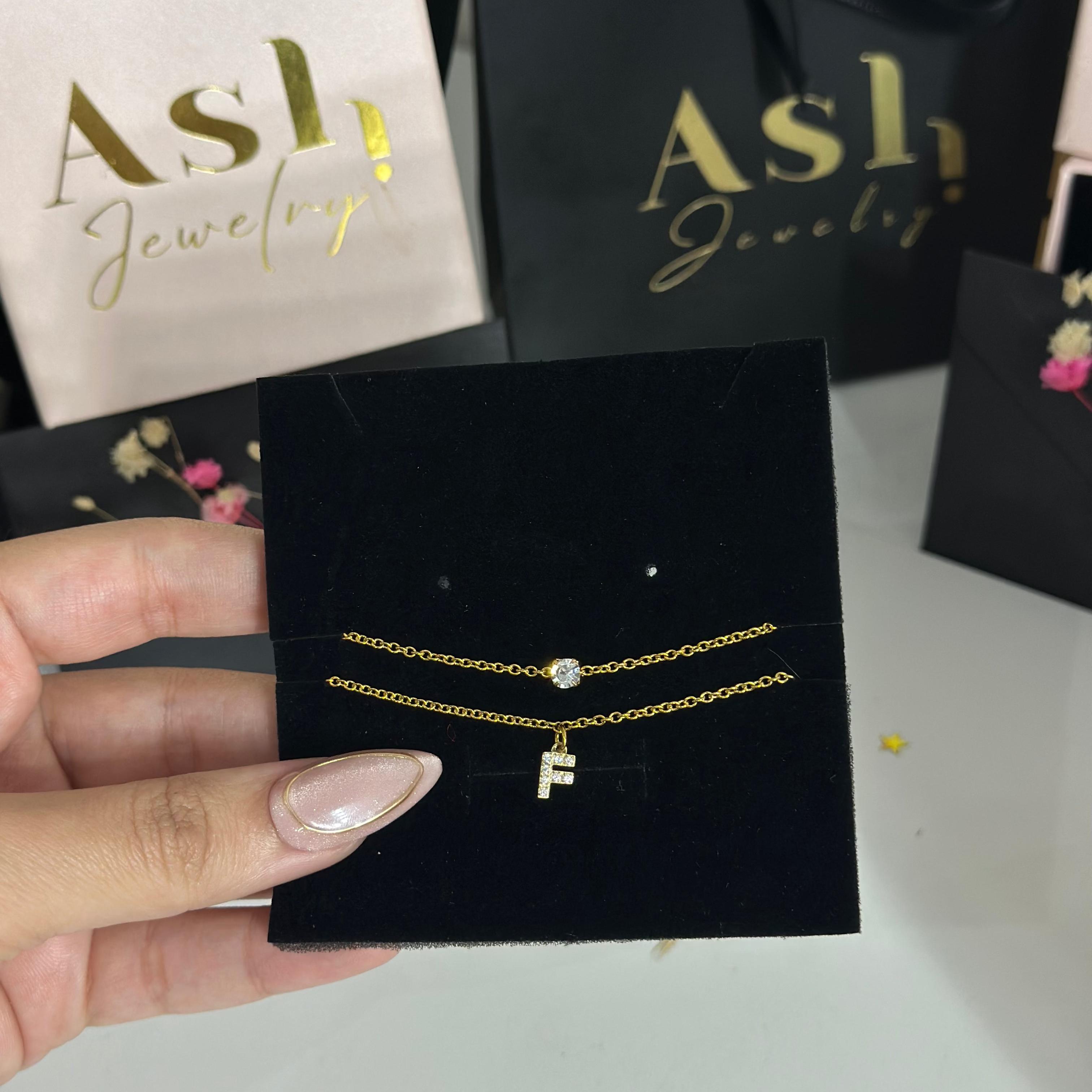 Gourmette initiale DINASTY