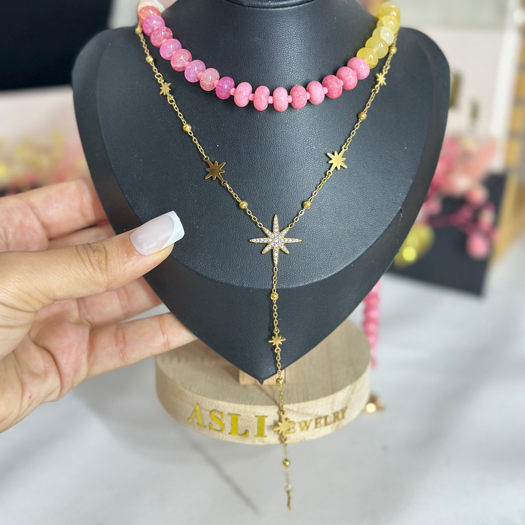 Collier ensemble Glow