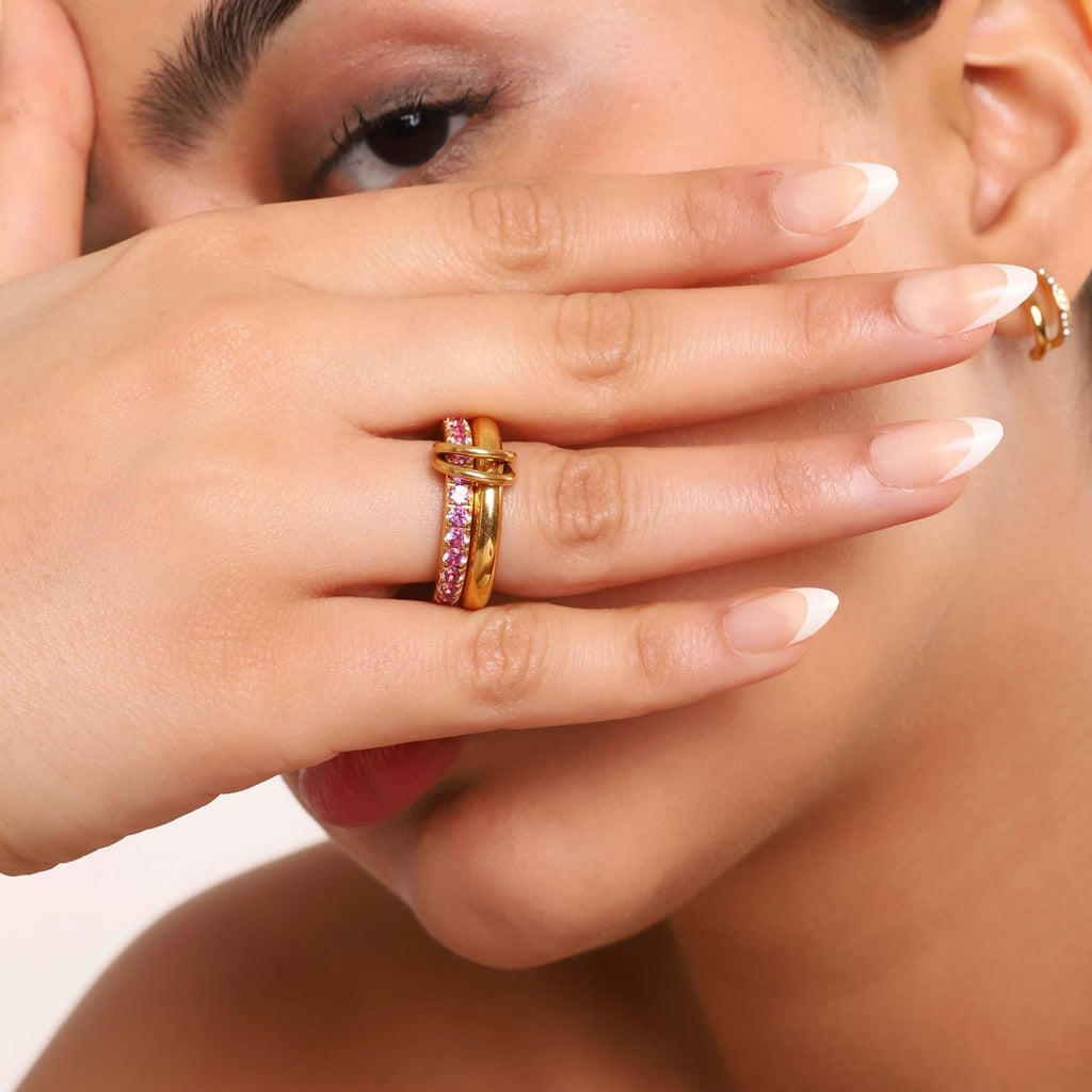 Bague pink Spinelli