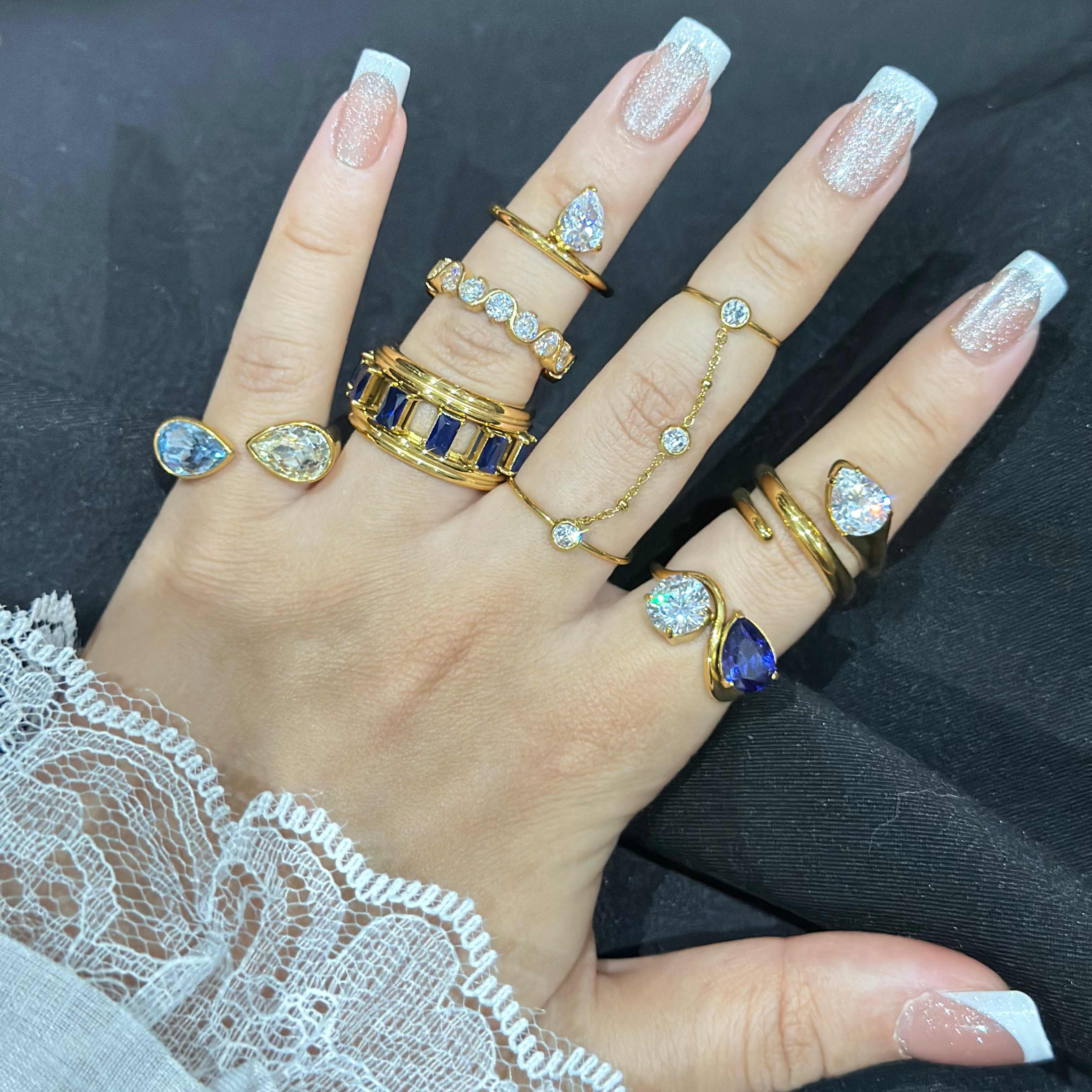 Bague Blue sky