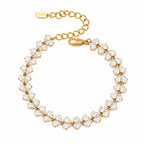 Bracelet Coeur double