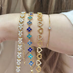 Bracelet Heart zircon