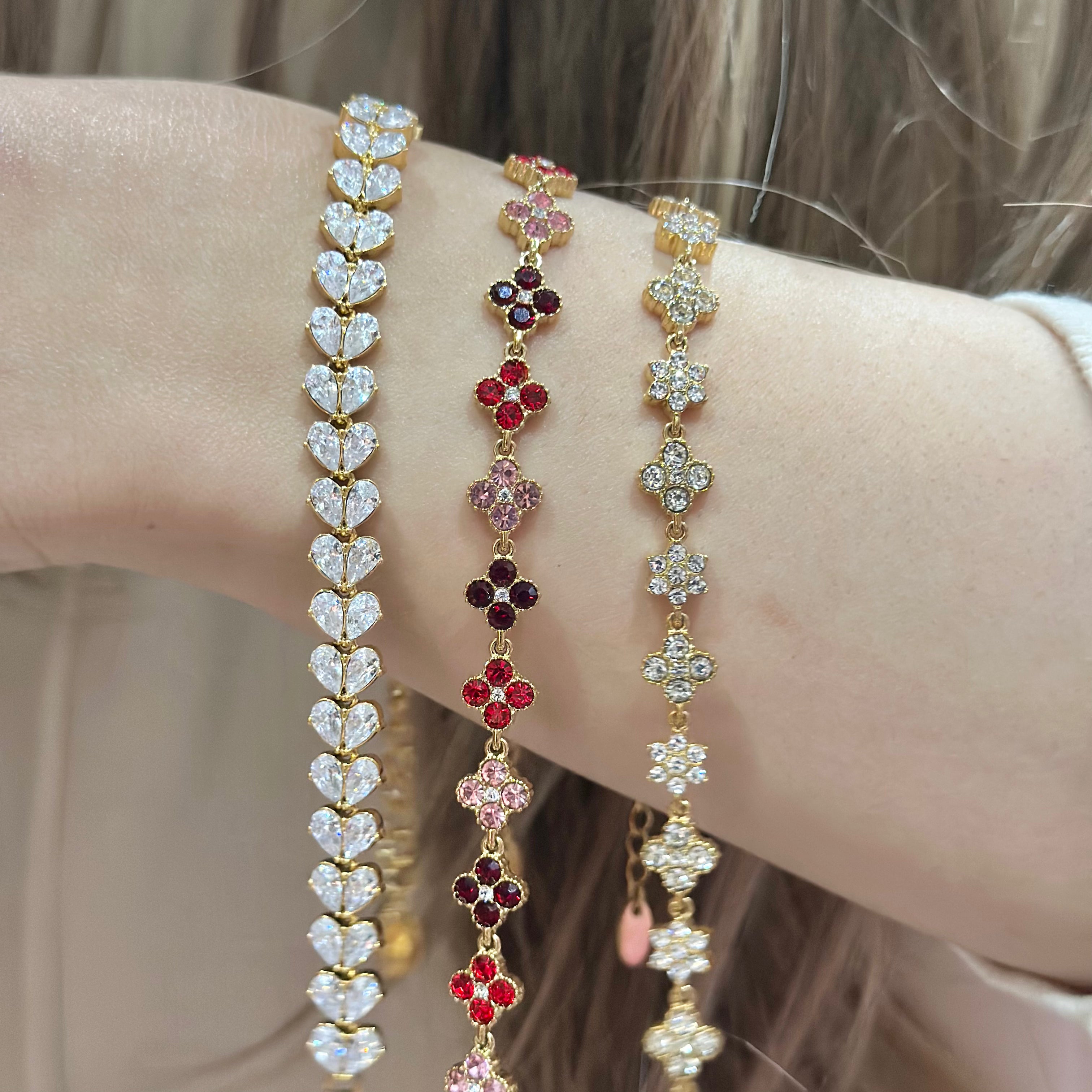 Bracelet Coeur double