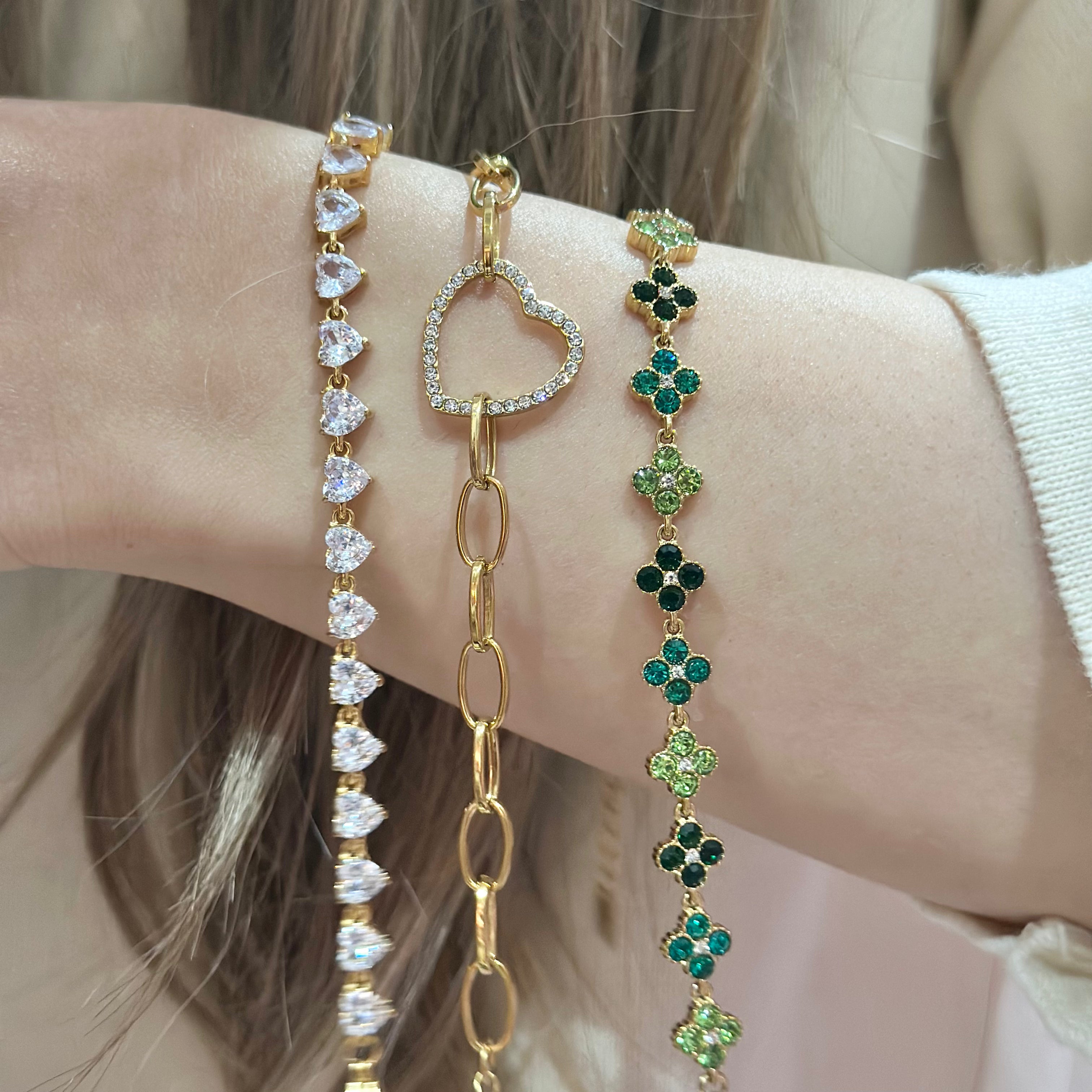 Bracelet Heart diamond