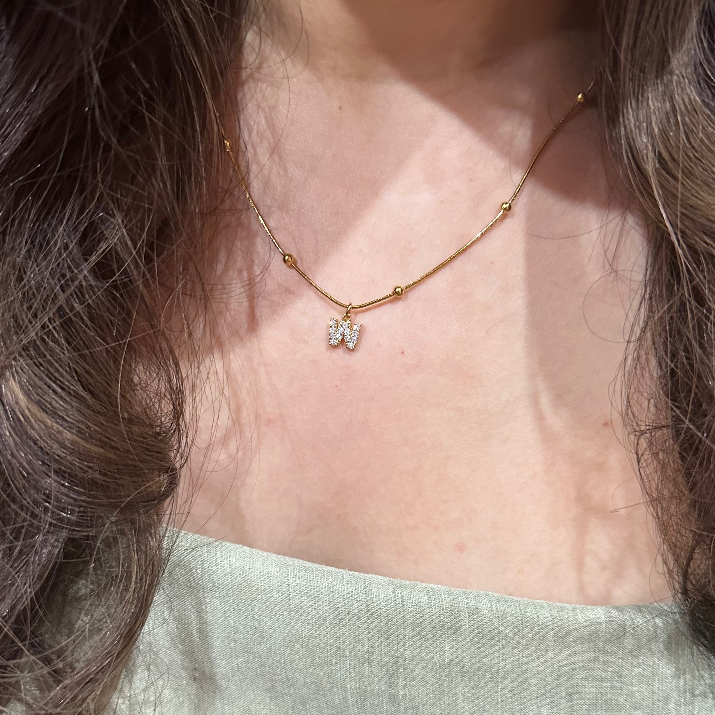 Collier initiale DELINESS